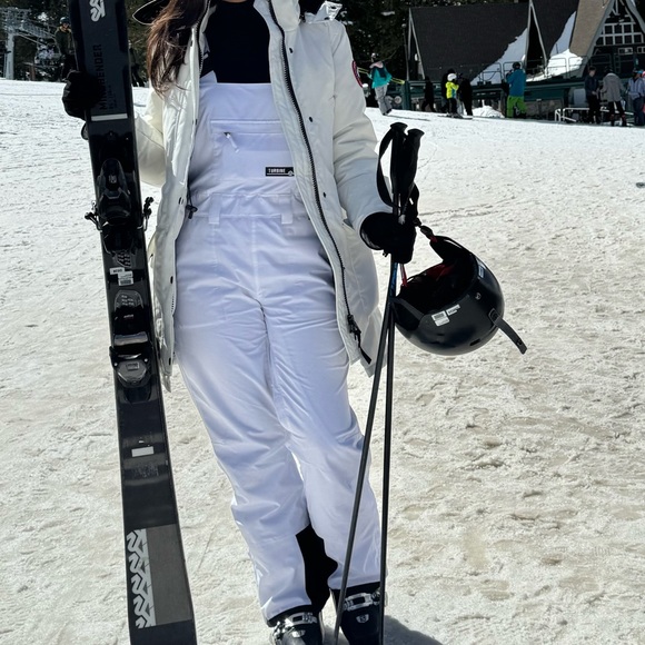 TURBINE Longtrail White Snow Bib - Picture 1 of 9